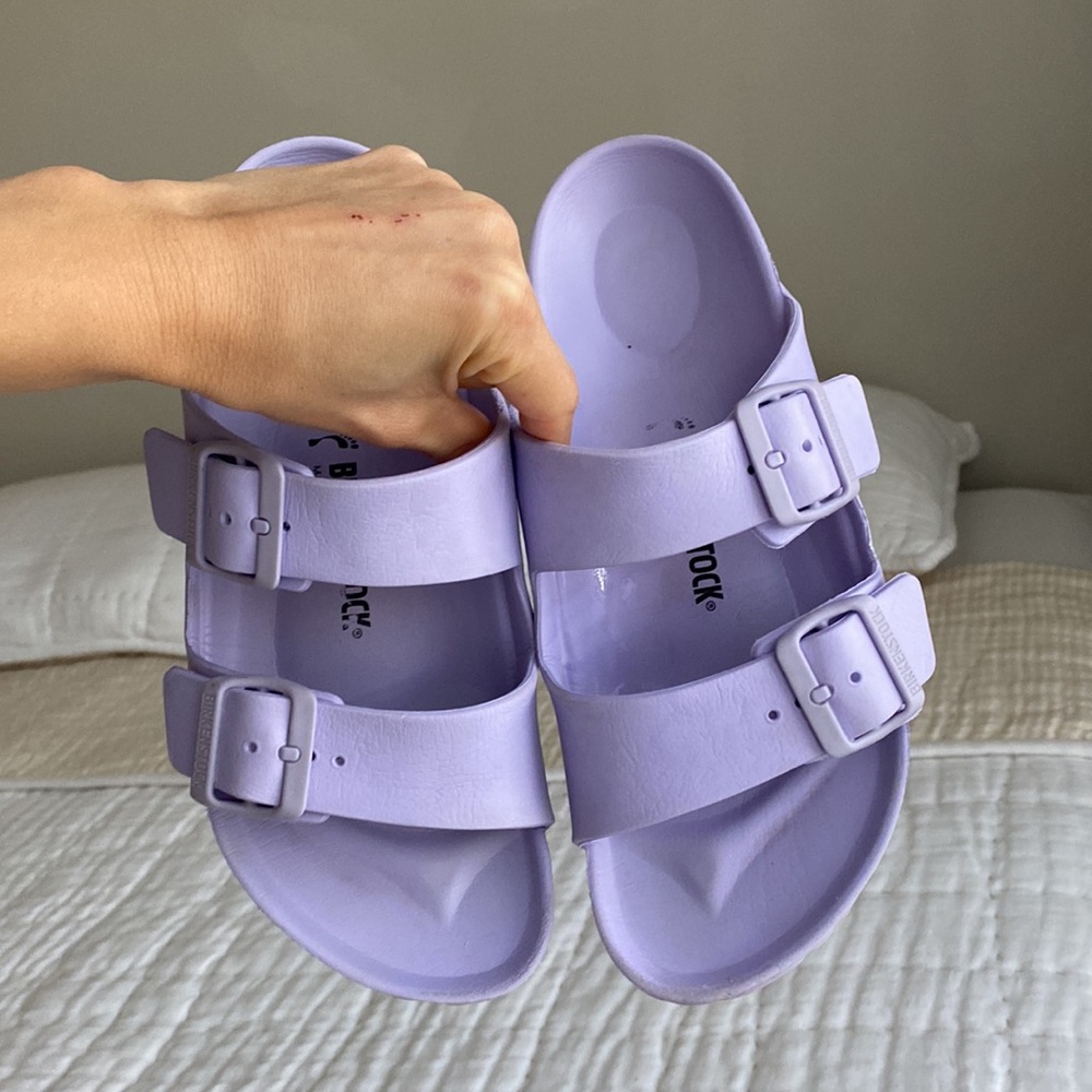 Birkenstock Arizona Essentials Lavender size 37 women